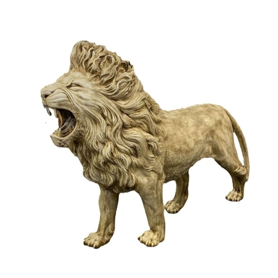 Bahçe Aslanı Dev Boyut Özel Tasarım