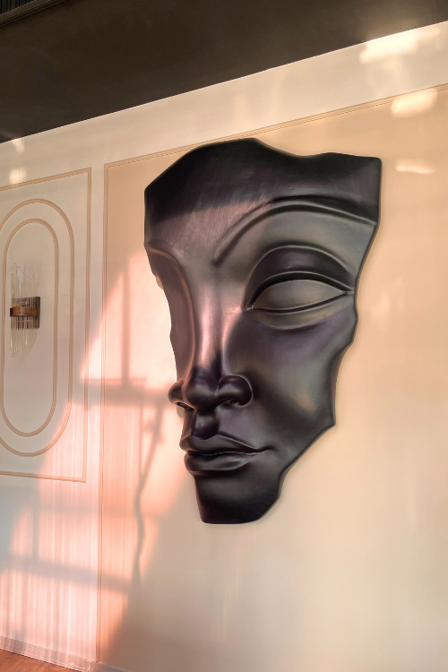 Roman Mask Duvar Heykeli 200 cm