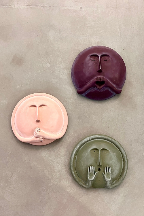 Mask Duvar Heykeli 3'lü set