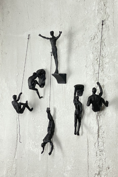 Dağcı Duvar Heykelleri 6'lı Set