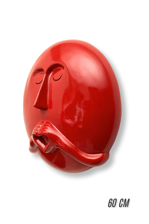 Kalpli Mask Heykel 60 Cm