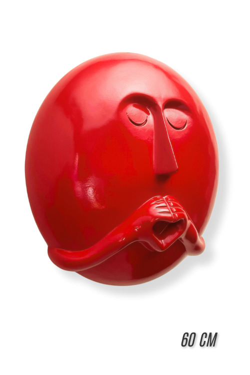 Kalpli Mask Heykel 60 Cm